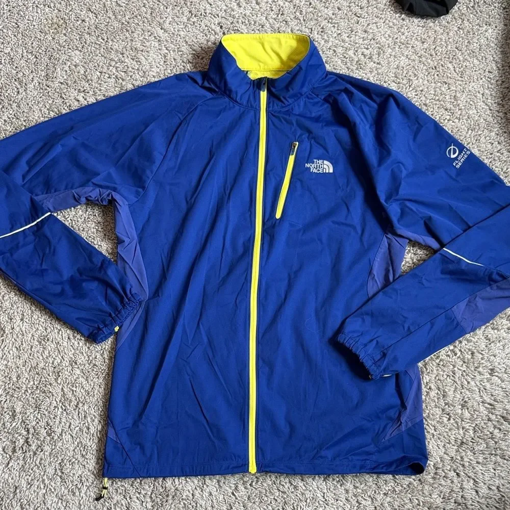 The North Face Flight Series Blue and Yellow Windbreaker